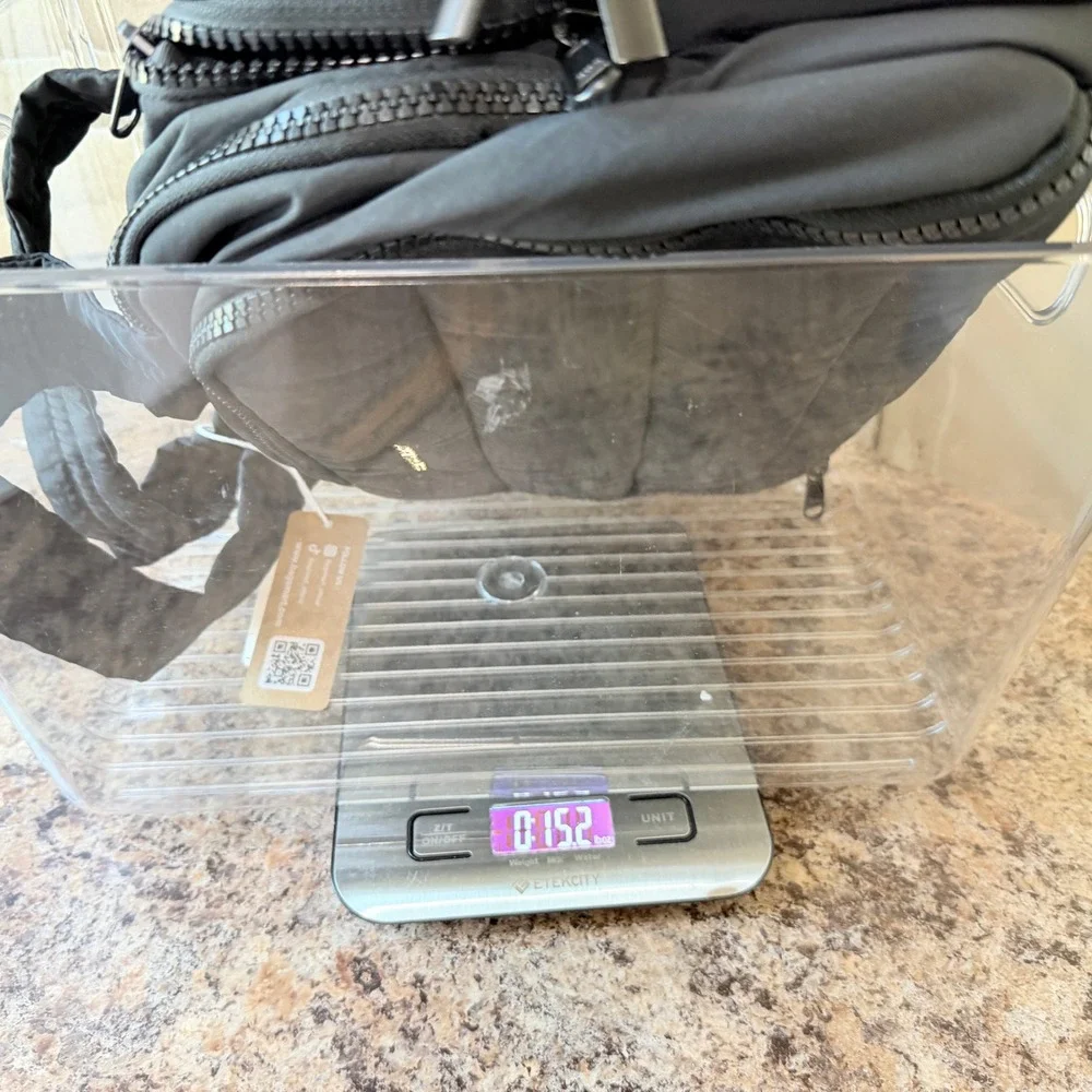 Bagsmart Zora Spacesaver 4-in-1 Multifunctional Toiletry Bag Quilted Black NWT